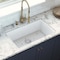 Ruvati 27-inch Fireclay Undermount / Drop-in Topmount Kitchen Sink Single Bowl White RVL2707WH - alternate 1